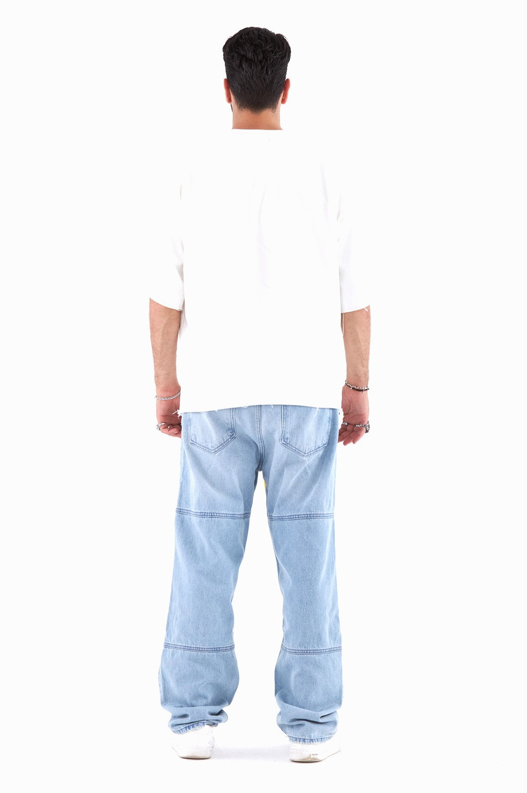 Oversize Açık Mavi Denim Pantolon