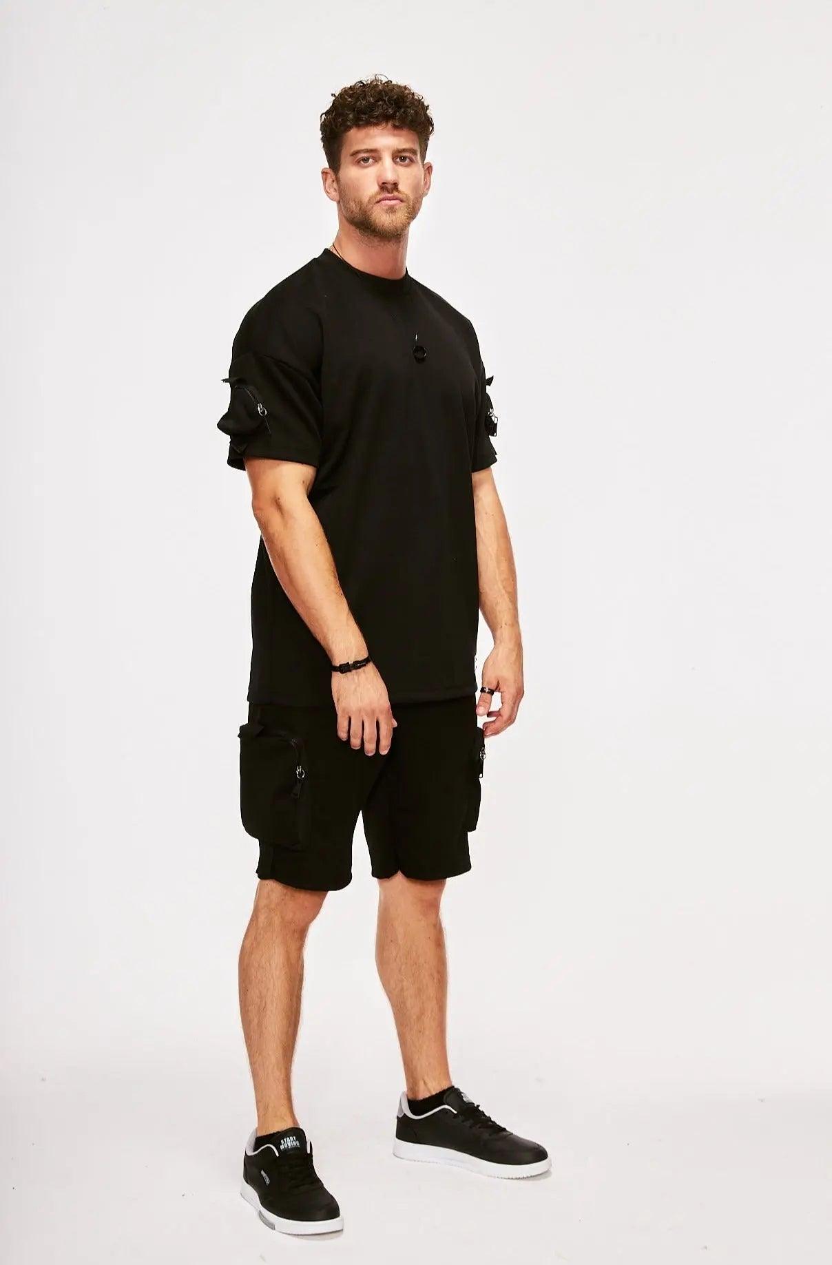 Men's Oversized Black T-Shirt THIMOON®