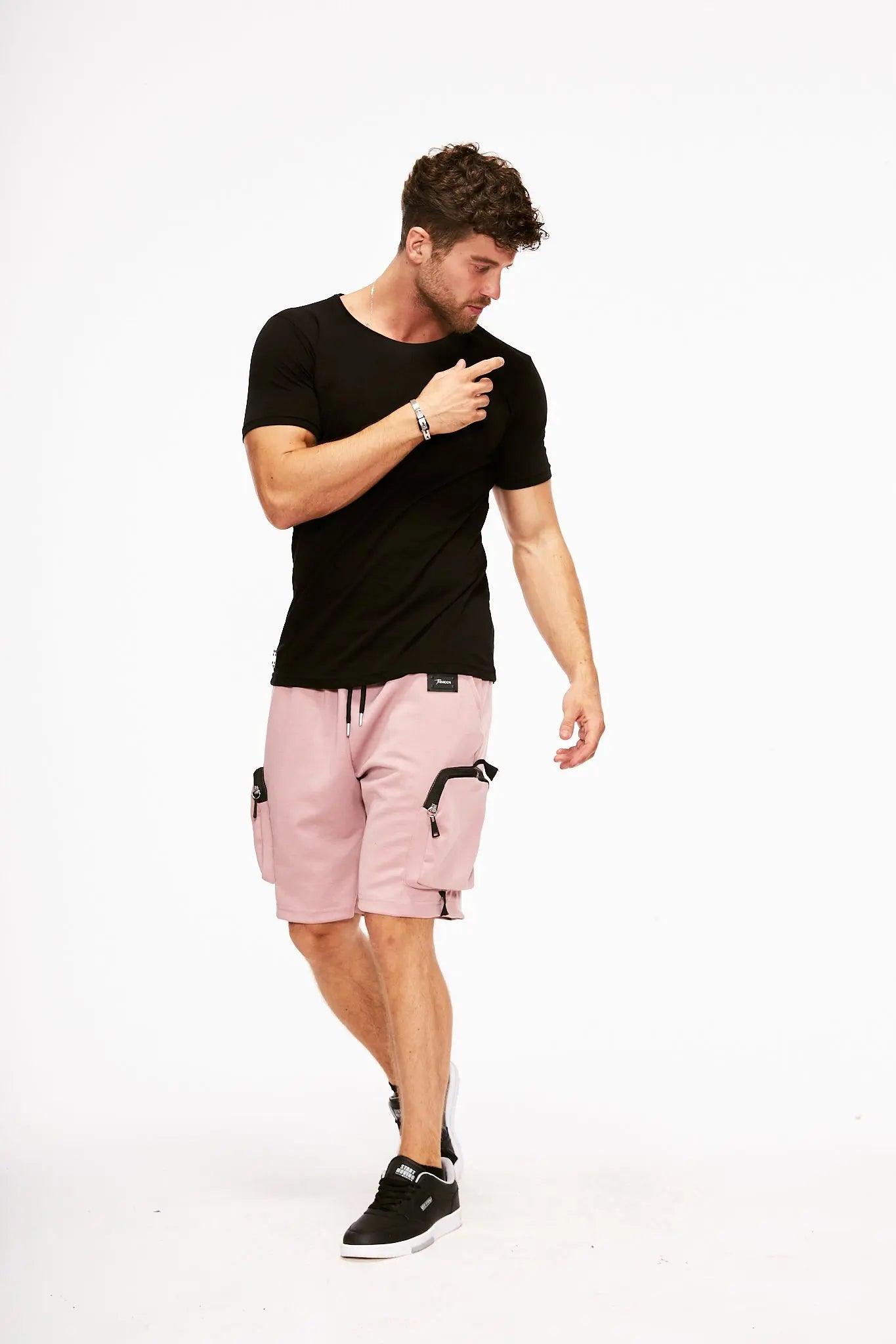 Men's Pink Jersey Shorts THIMOON®