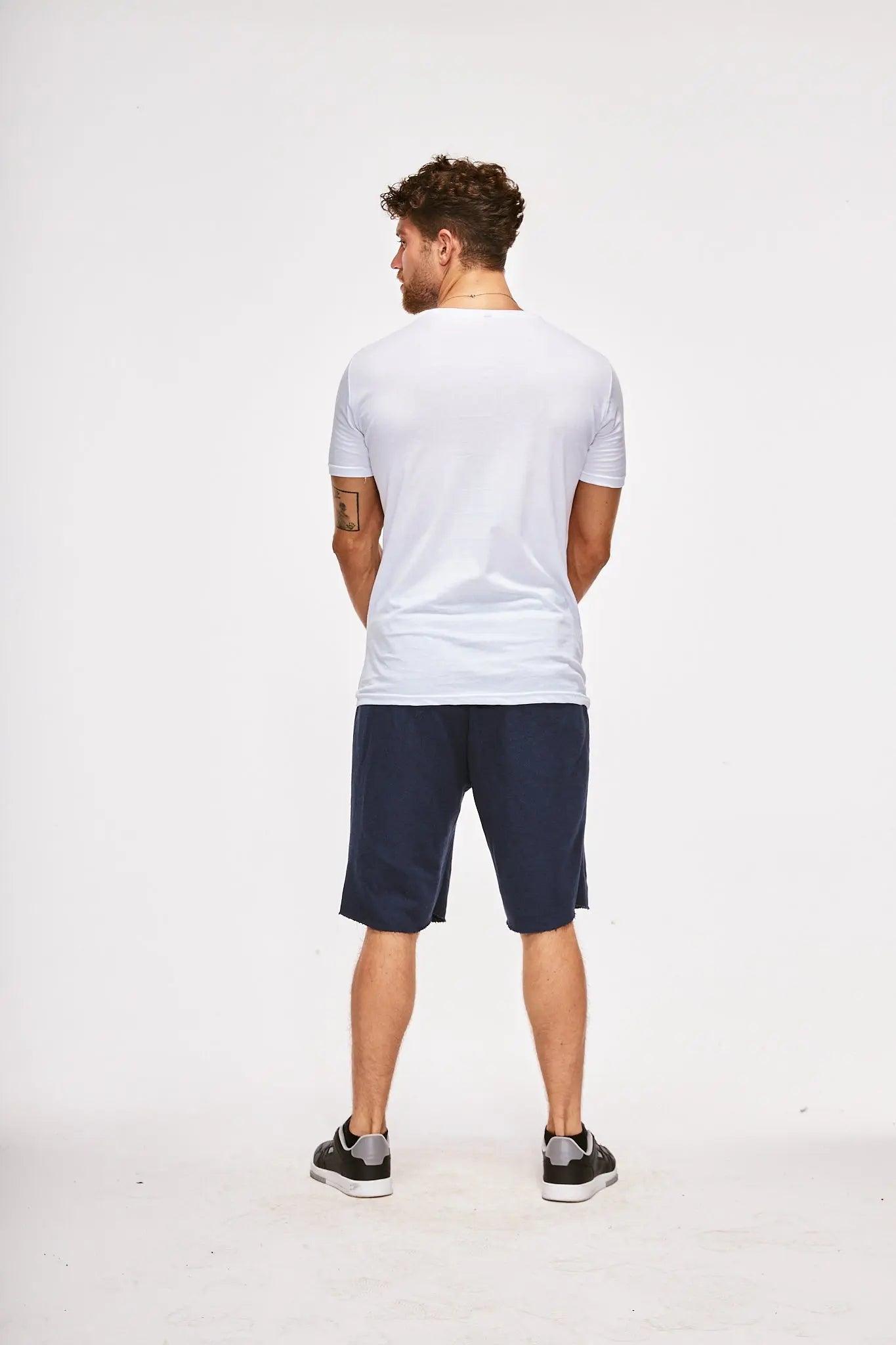 Men's White Slim-Fit T-Shirt THIMOON®