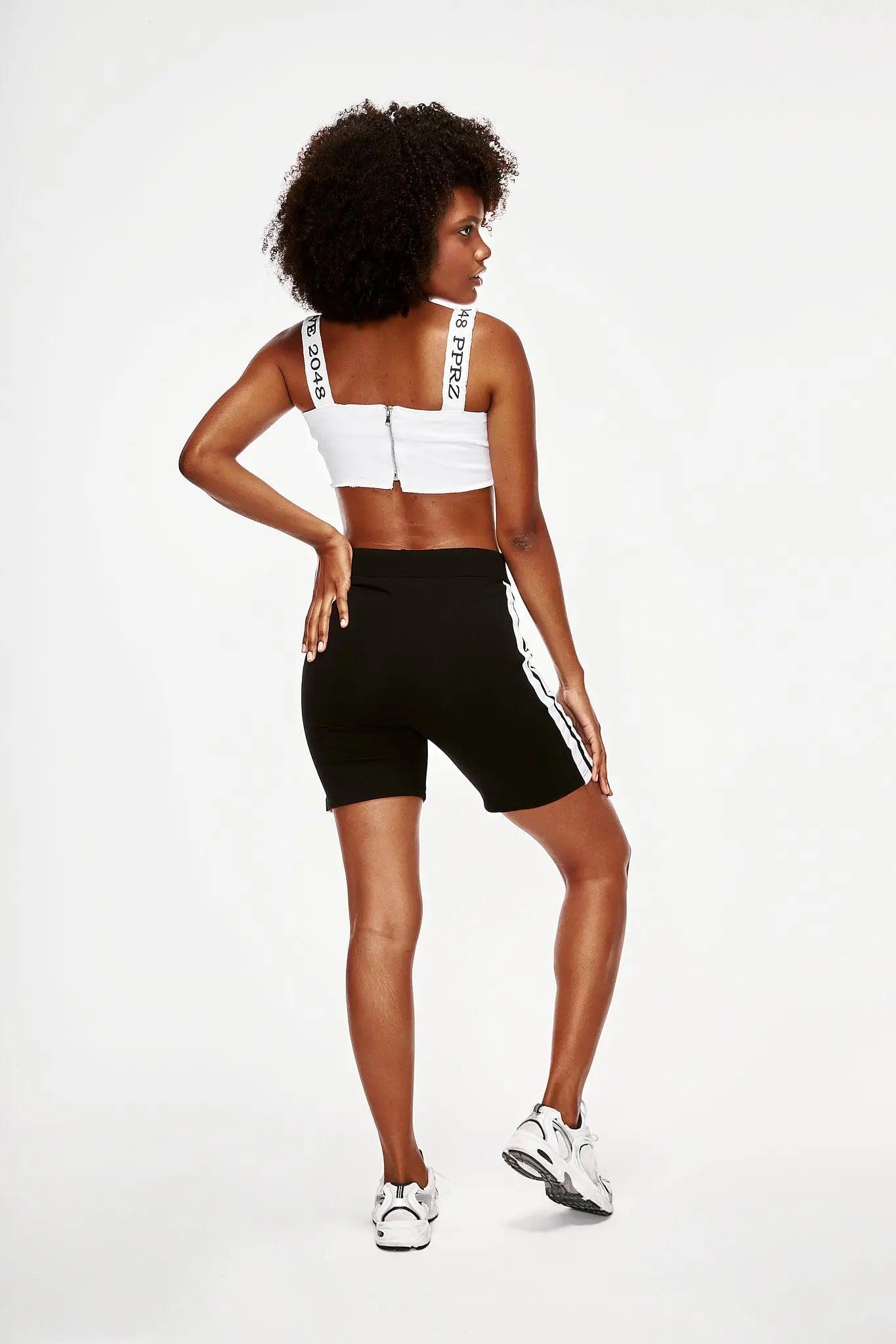 Women's Embroidery White Crop Top THIMOON®